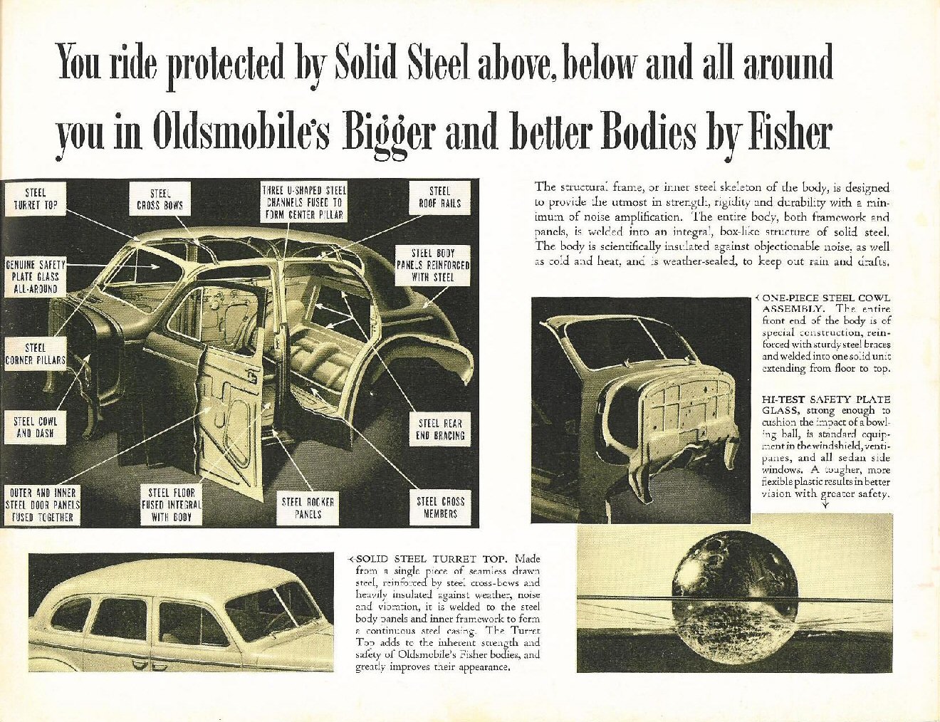 1940 Oldsmobile Sedan Brochure Page 9